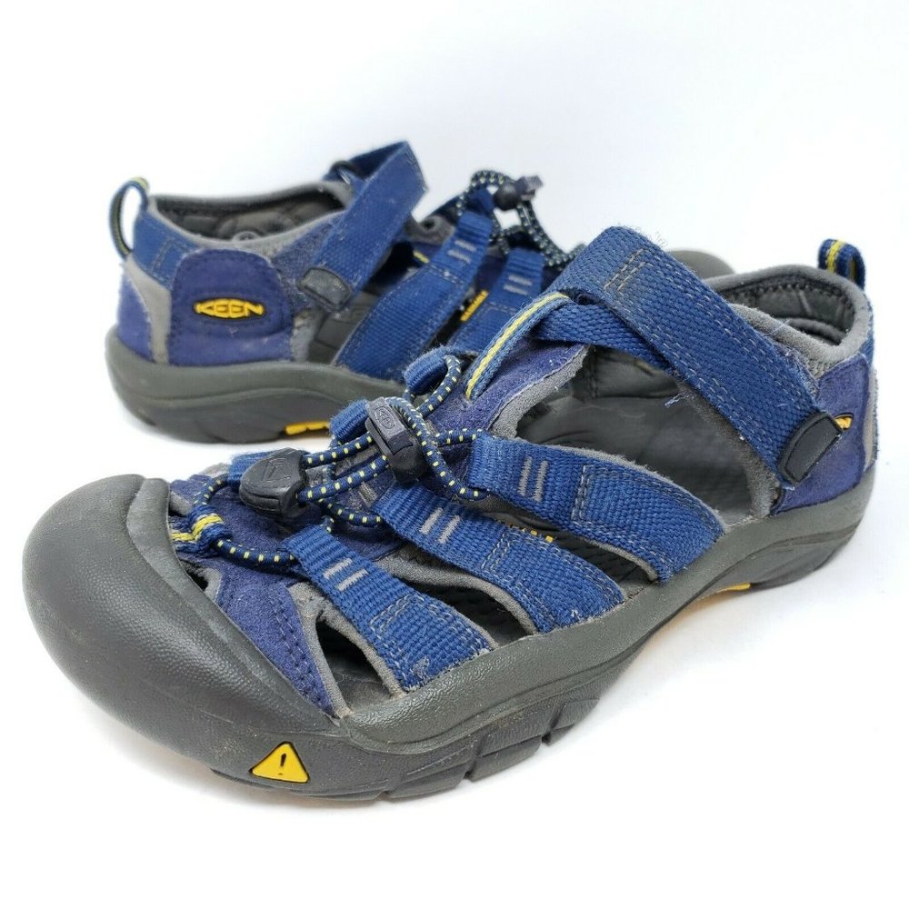 Keen Boys Waterproof Sandals Sz 3 Big Kid Blue Washable Outdoor Hiking Shoes